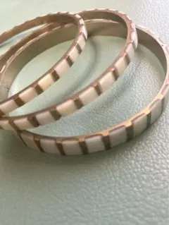 シェルバングル　3個セット　美品