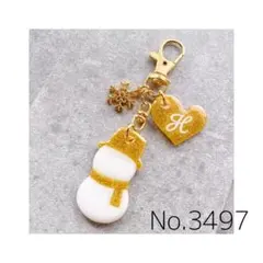 【3497】SnowMan 推し色 雪だるまキーホルダー