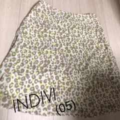INDIVI スカート　レオパード　ヒョウ柄　レディース