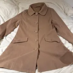 【美品✨】one way ファー付きベージュロングコート