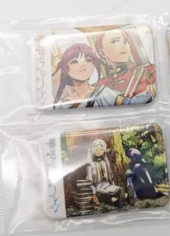 葬送のフリーレン   TSUTAYA限定   スクエア缶バッジ　2種