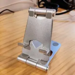 AKEIE スマホスタンド アルミ 完全折り畳み式