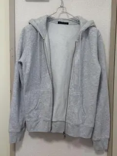 Brandy Melville ジップパーカー グレー フーディーのサムネイル