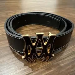 AMIRI ベルト　ゴールドブラック