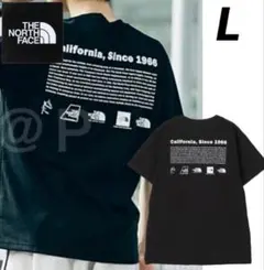 ノースフェイス Tシャツ ヒストリカルロゴ 新品 L ブラックのサムネイル