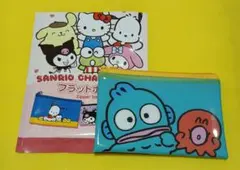 サンリオ　フラットポーチ　ハンギョドン