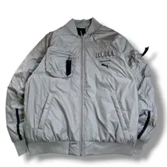 未使用級 PUMA プーマ フライトジャケット MA-1 ブルゾン グレー XLのサムネイル