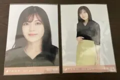 乃木坂46 柴田柚菜 2022 July 黒ニット 生写真 2種セミコンプ