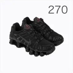 Nike Shox TL Black and Max Orange 270