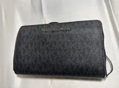 MICHAEL KORS ブラック 二つ折り財布