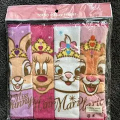 東京ディズニーリゾート キャラクタータオル 4枚セット