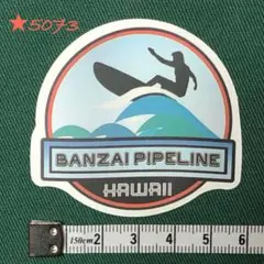 ★5073【新品】ステッカー ノースショア 北海岸 ハワイ オアフ ロゴ ミニ