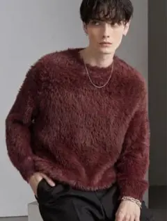 モノマート MONO-MART シャギーニット Mサイズ 未使用 タグ付き