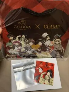 GODIVA × CLAMP コラボショッパー・ステッカーセット