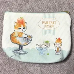 【mofusand】モフサンド パフェにゃん 綿ポーチ