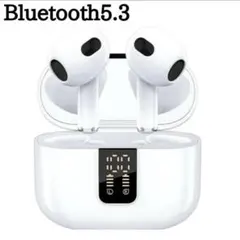 最新版 Bluetooth5.3 ワイヤレスイヤホンノイズキャンセリング