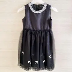 ヒロミチナカノ ワンピース フォーマル ドレス 130 リボン レース