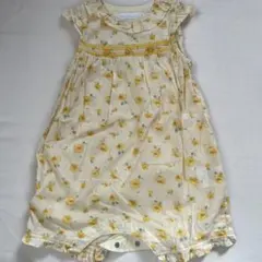 bebe 花柄ロンパース 70