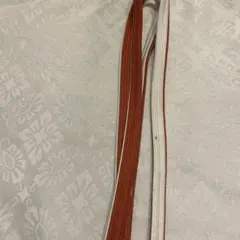 赤白帯締め　一部汚れあり