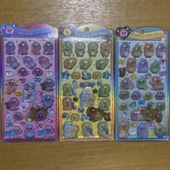 【正規品】うるちゅるポップシール　おぱんちゅうさぎ　んぽちゃむ　シール