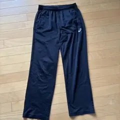 ASICS ブラック トレーニングパンツ サイズM