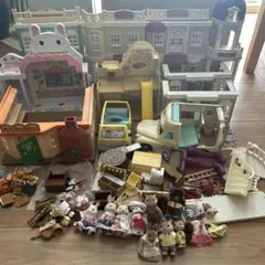 纏め　シルバニアファミリー デパート　レストラン　パン屋　幼稚園