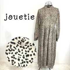 美品 jouetie ジュエティ レオパード柄 豹柄 ロングワンピース M