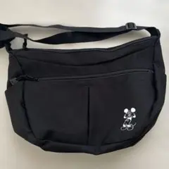 【お値下げ】Mickey Mouse ブラックショルダーバッグのサムネイル