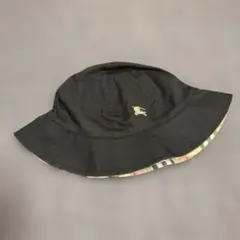 Burberry チェック柄 バケットハット/リバーシブル　子供用