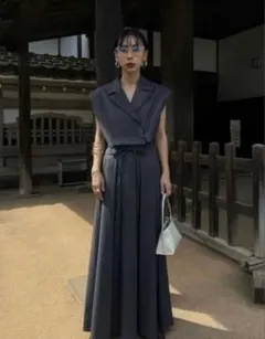 アメリヴィンテージ　Dickies® × Ameri PLEATS DRESS Dickies® × Ameri PLEATS DRESS