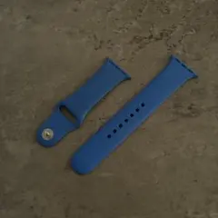 Apple Watch シリコンバンド 青