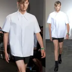 ラフシモンズ ビッグシルエット パネルシャツのサムネイル