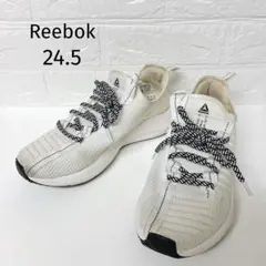 限定値下✨リーボック　スニーカー　ホワイト　白　24.5