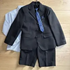 子供用黒スーツ 120cm ネクタイ付き