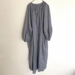 美品✨ヌキテパ インド綿 カシュクール ロングワンピース 洗える ブラック ヌキテパ カシュクールロングワンピース 羽織り インド綿 洗える