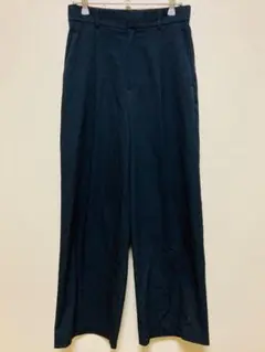 無印良品 シワになりにくい　タックストレートパンツS