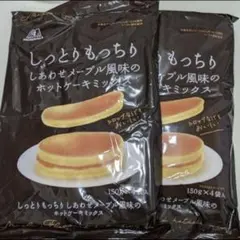 森永製菓 しっとりもっちりしあわせメープル風味のホットケーキミックス 600gのサムネイル