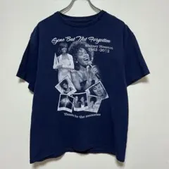ホイットニー・ヒューストン　ミュージックTシャツ　追悼グラフィックプリント