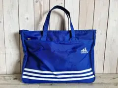 adidas ナイロントートバッグ ブルーのサムネイル