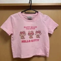 沖縄限定 日焼けHELLO KITTY ピンク Tシャツ Mサイズのサムネイル