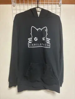 NieR CLOTHING 猫耳 プルオーバー パーカー ブラックのサムネイル