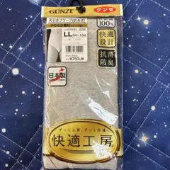 グンゼ　天引きブリーフ LLサイズ 100%綿 抗菌防臭日本製前開きグレー新品