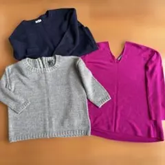 レディースニットまとめ売り3着セット