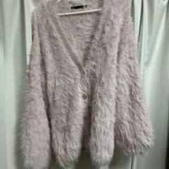 シャギーニットカーディガン