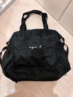 agnes b. ブラックトートバッグ
