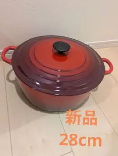 新品　Le Creuset ココット・ロンド 28cm チェリーレッドのサムネイル