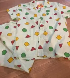 幾何学模様 コットンパジャマ 100cm