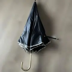 WPC 傘　黒　ブラック　アニマル　ヒョウ　豹柄　かさ