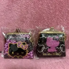 【新品】ハローキティ PVC がま口 ポーチ　2個セット