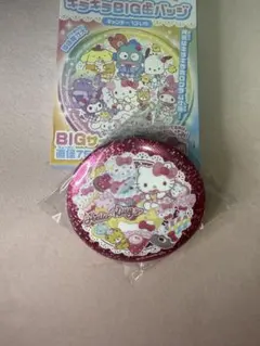 キラキラBIG缶バッジサンリオ（ハローキティ）